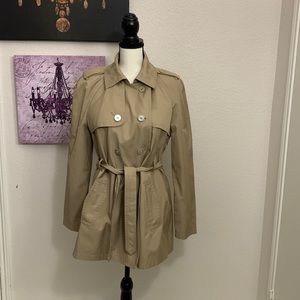 ❌SOLD❌Express Trench Coat Double-Breasted - Size L - PRISTINE CONDITION!